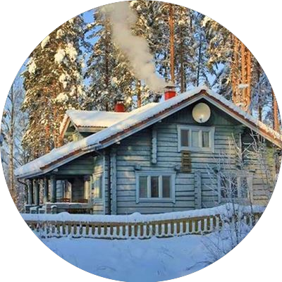 Five star log cottage for year-round use ID-857
